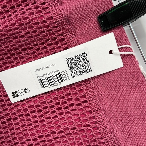 Not Shy cashmere NWT linen knit maxi skirt Womens large - Picture 3 of 8